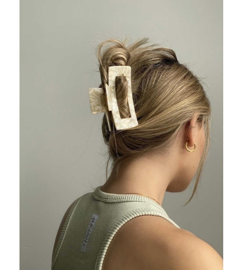 Pince à cheveux crème À ta