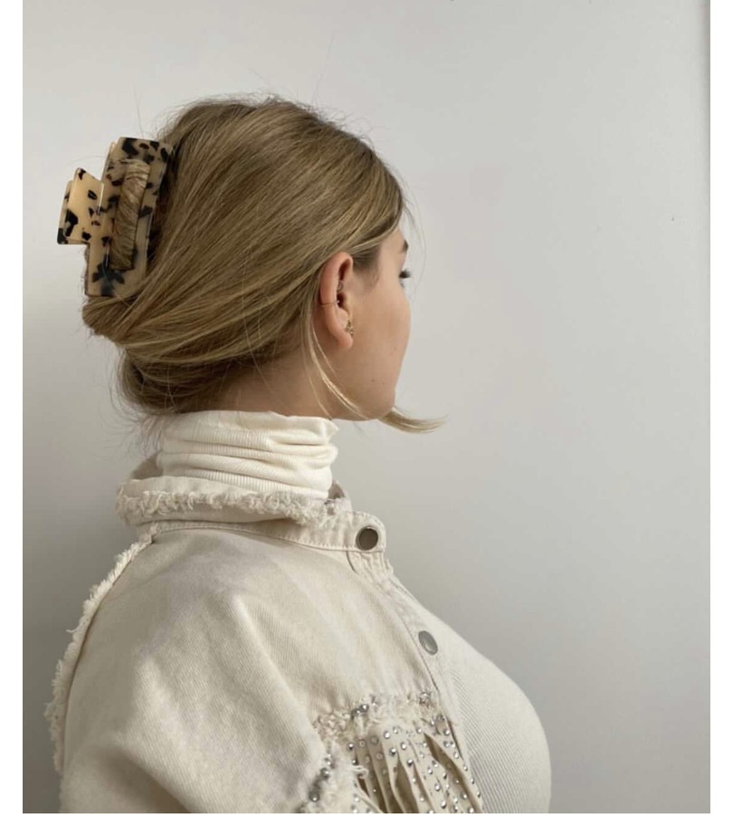 Pince à cheveux caramel À ta